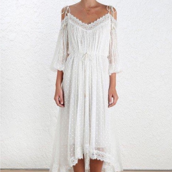 Zimmerman Realm Scallop Dress - Picture 1 of 7